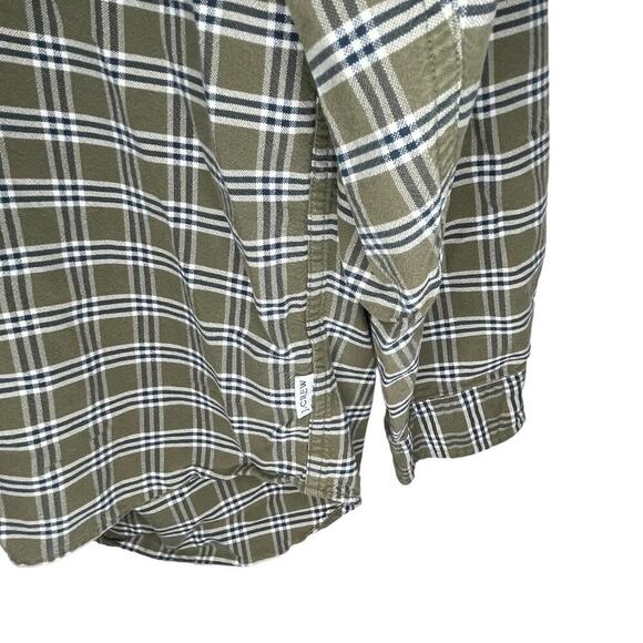 J.Crew 100% Cotton Green Plaid Button Down Shirt Size L - Picture 3 of 7